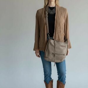 Rebecca Minkoff Taupe Hobo Bag